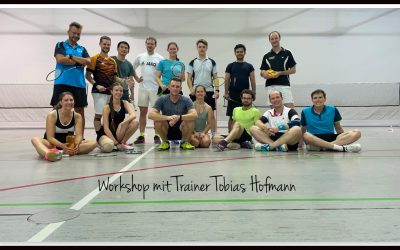 Badminton Workshop mit A-Lizenz-Trainer Tobias Hofmann